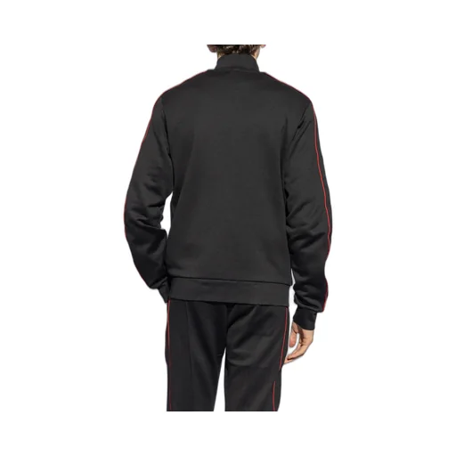 Logo-Embroidered Zip-Up Cardigan