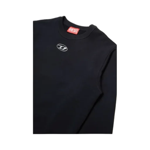 Logo Plaque Crewneck Sweatshirt