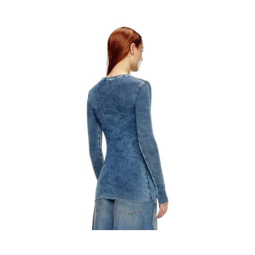 M-Acerata Ribbed-Knit Cardigan