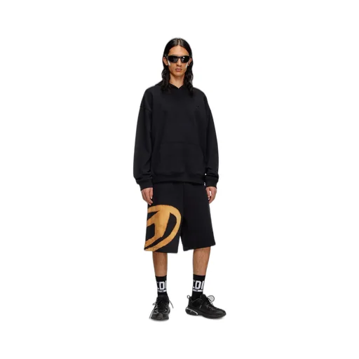Crow-Bleach Cotton Track Shorts