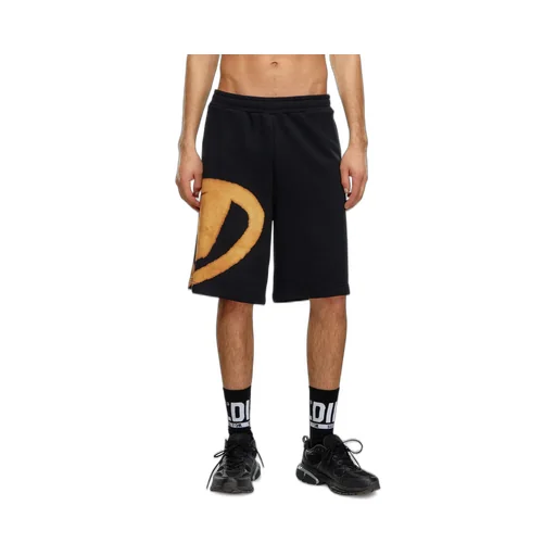 Crow-Bleach Cotton Track Shorts