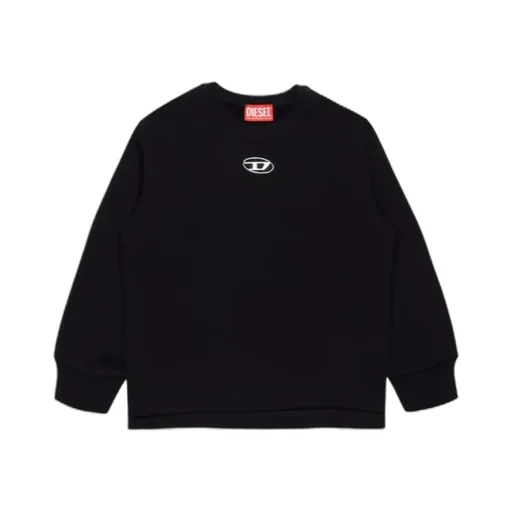 Logo Plaque Crewneck Sweatshirt