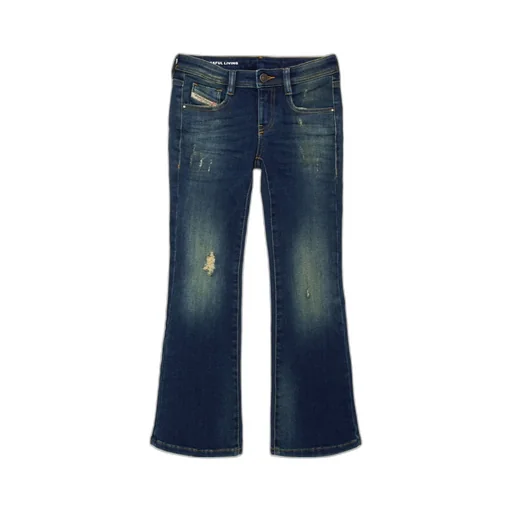 1969 D-Ebbey Distressed Bootcut Jeans