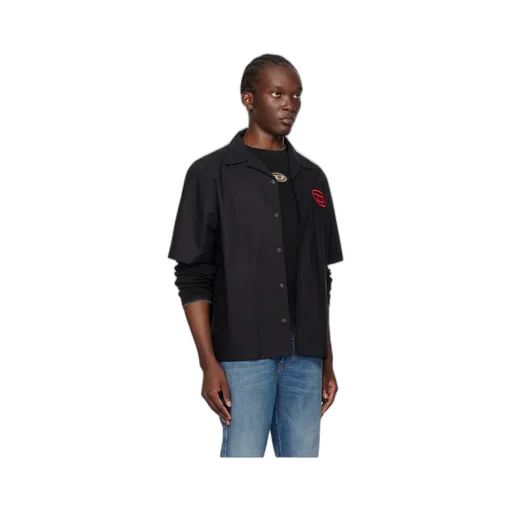 Logo Embroidered Short-Sleeved Shirt