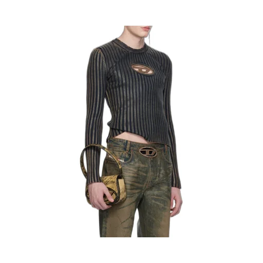Rib Round-Neck Sweater