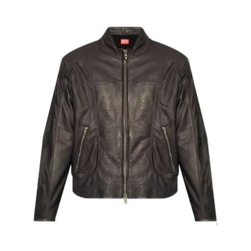 L-Krix Leather Biker Jacket
