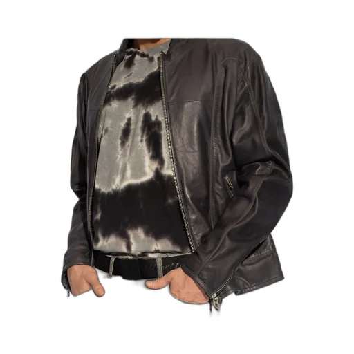 L-Krix Leather Biker Jacket