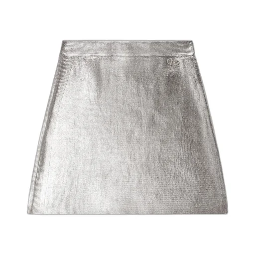 M-Isi Metallic Mini Skirt