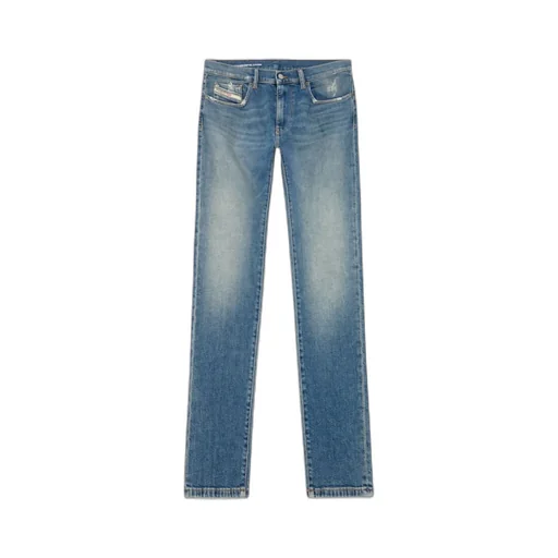 D-Strukt Straight-Leg Slim Jeans