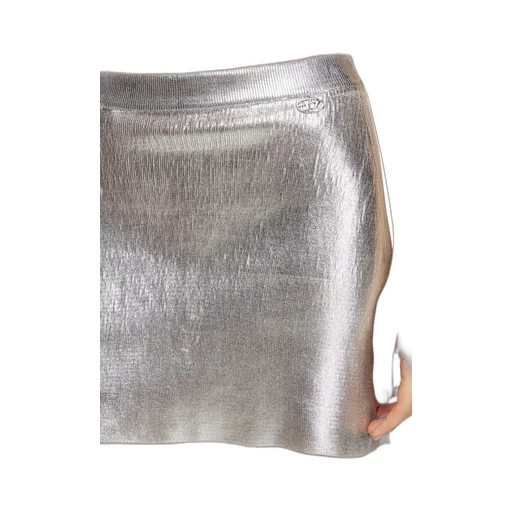 M-Isi Metallic Mini Skirt