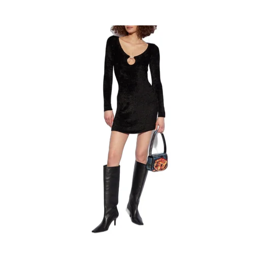 M-Coleen Logo-Plaque Dress