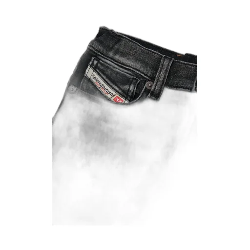 1995-J Distressed Straight-Leg Jeans