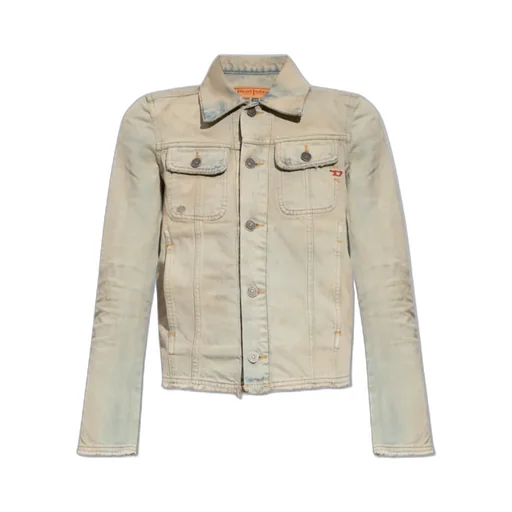 De-Bonny-S1 Frayed-Edge Denim Jacket
