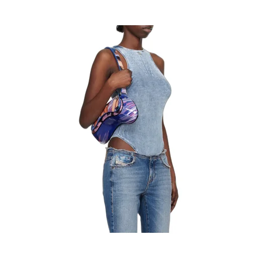 M-Tansy Sleeveless Crewneck Denim Bodysuit