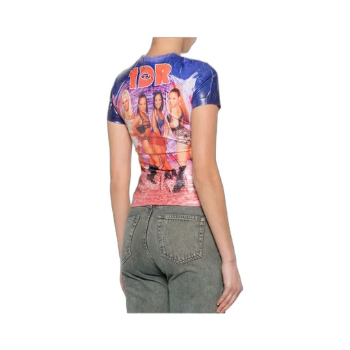 Photograph Printed Crewneck T-Shirt