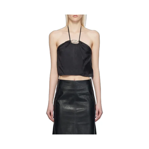 T-Stant-N1 Halterneck Satin Top