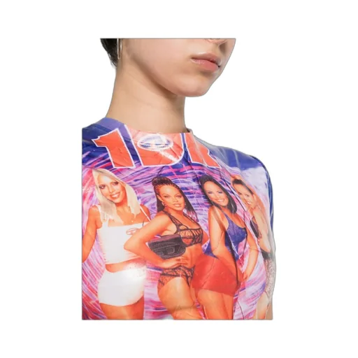 Photograph Printed Crewneck T-Shirt