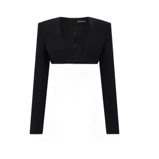 Plunging-Neck Crop Top