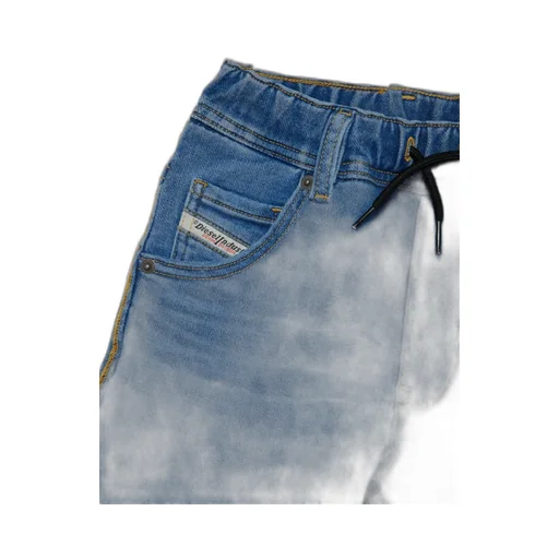 Elasticated Drawstring Waist Jeans
