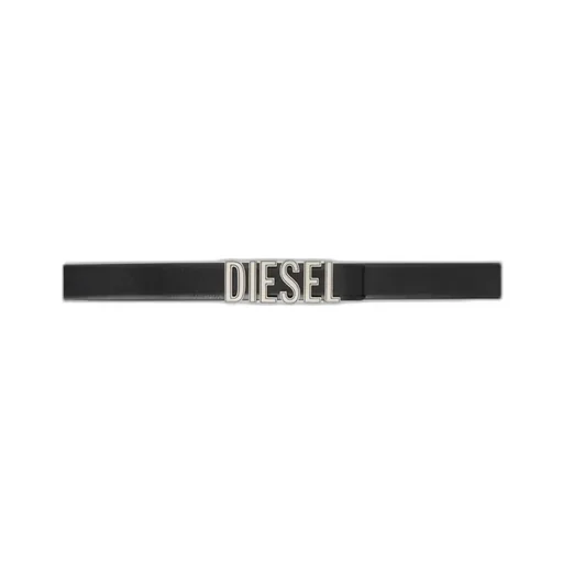 Logo-Lettering Leather Belt