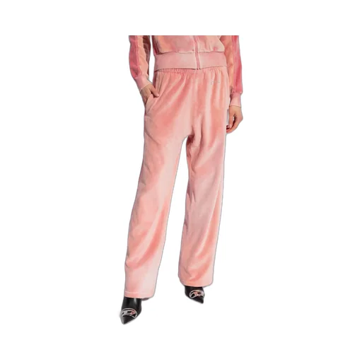 Low-Rise Velvet Trousers