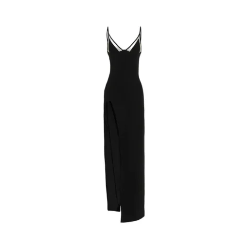 Slit Leg Panelled Dress