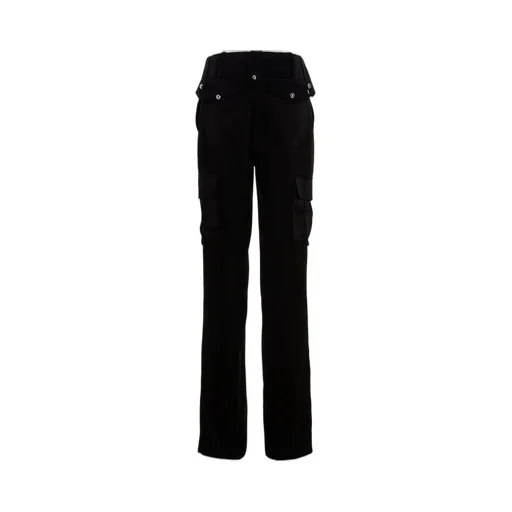 Satin Utility Cargo Pants