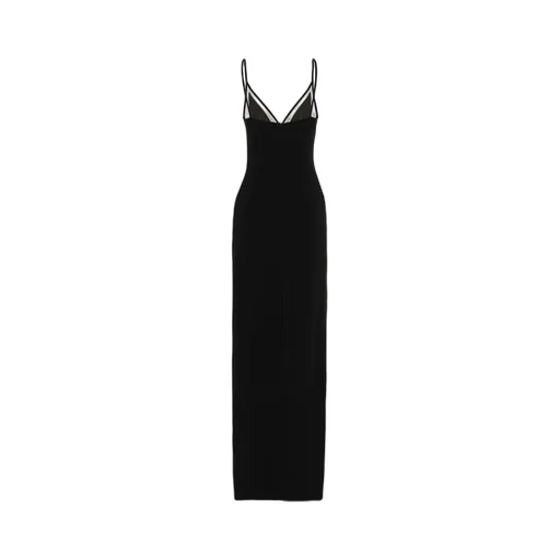 Slit Leg Panelled Dress