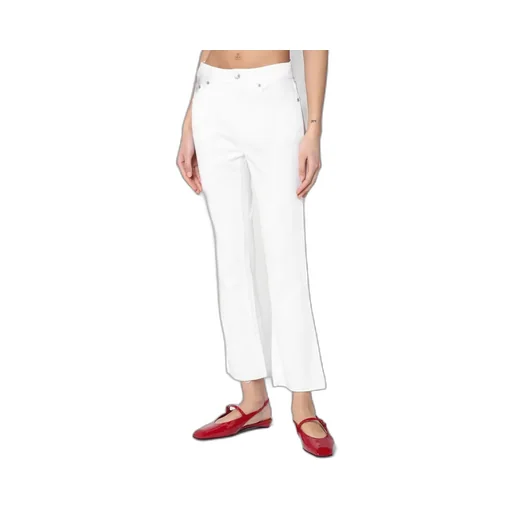 Frayed-Hem Jeans