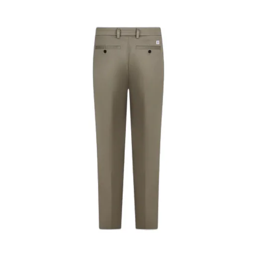 Pleat Detailed Slim Fit Chino Trousers