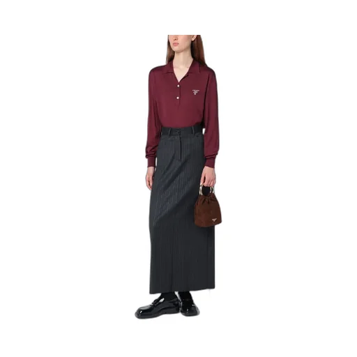 Department 5 Pinstripe Maxi Skirt