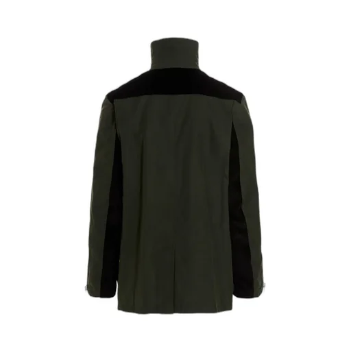 Middle Barbour Single-Breasted Jacket