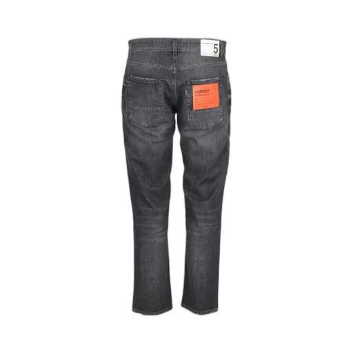 Straight-Leg Cut Jeans