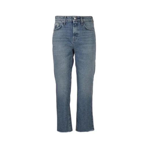 High-Waisted Cropped Jeans
