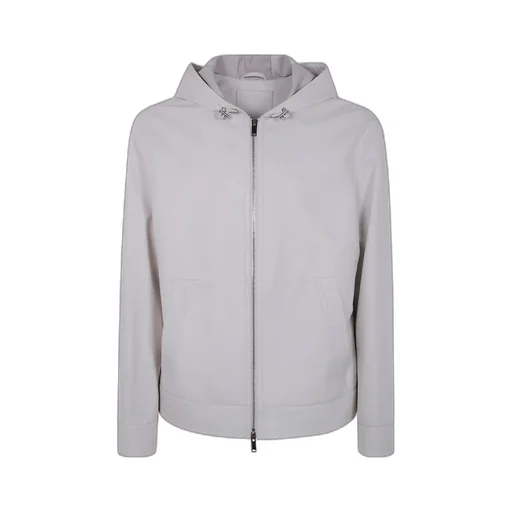 Long-Sleeved Hooded Jacket