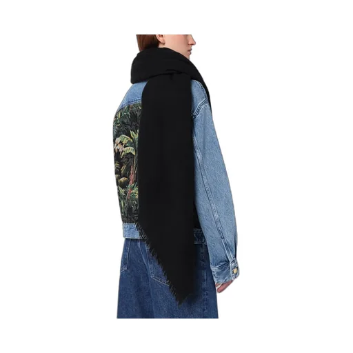 Scarred Edge Silk Scarf