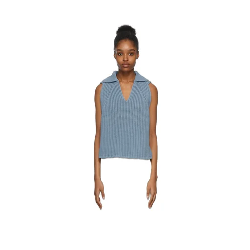 Sleeveless Knitted Pullover