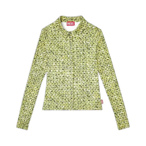 Long-Sleeve Patterned Top