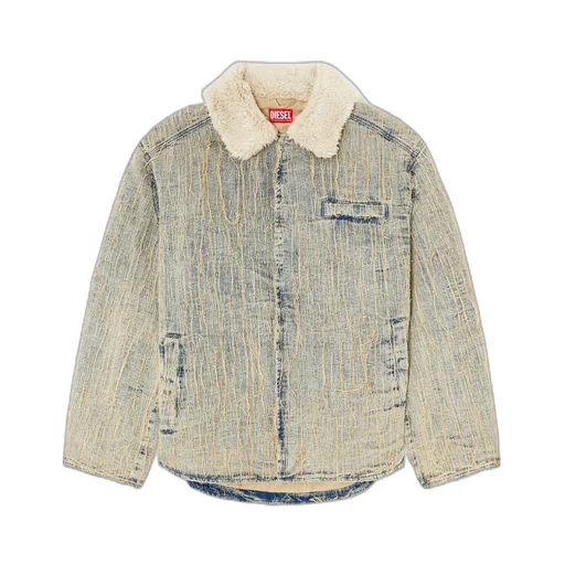 Floating-Thread Jacquard Denim Jacket