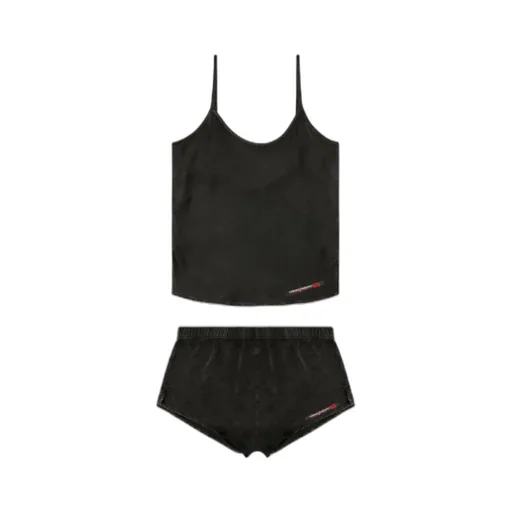 Logo-Patch Pajama Set