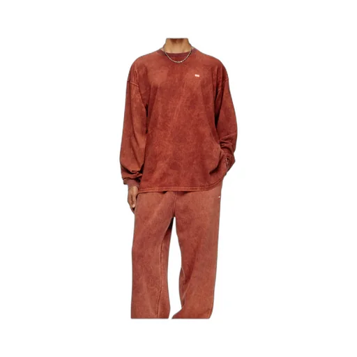 T-Boxt-Ls-T3 Acid-Wash Long-Sleeve T-Shirt