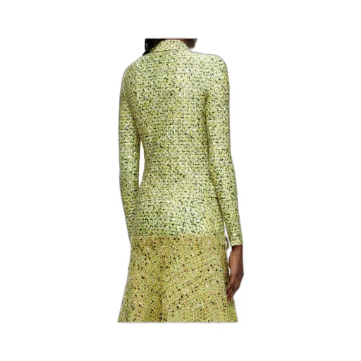 Long-Sleeve Patterned Top