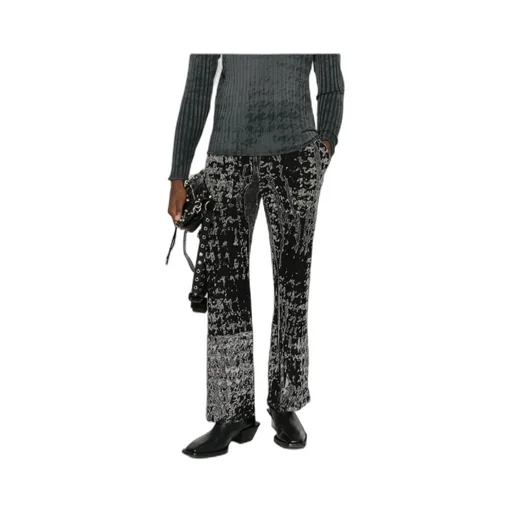 Embroidered Straight Leg Jeans