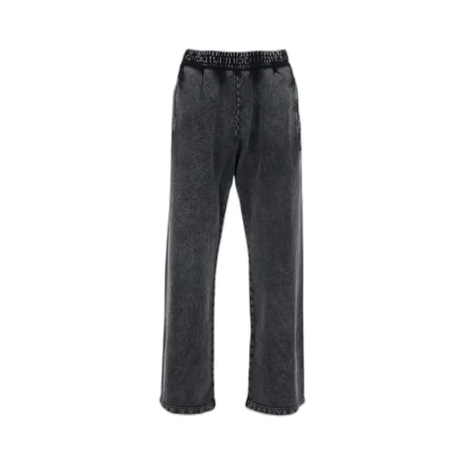 Elasticated Waist Straight Leg Pants