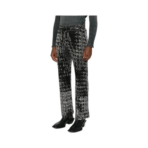 Embroidered Straight Leg Jeans