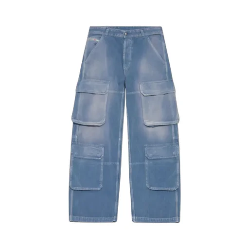 D-Touch Cargo Wide-Leg Jeans