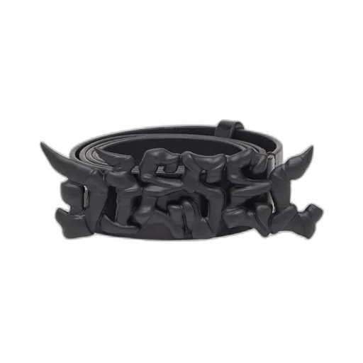 B-Graffiti Logo Buckled Belt