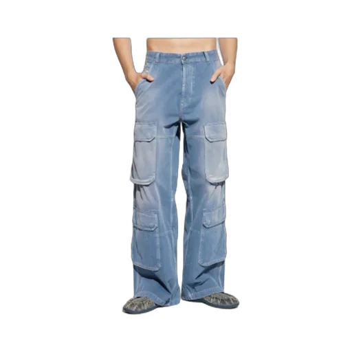 D-Touch Cargo Wide-Leg Jeans