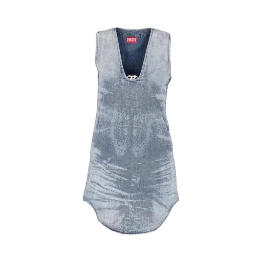 Sleeveless Denim Dress