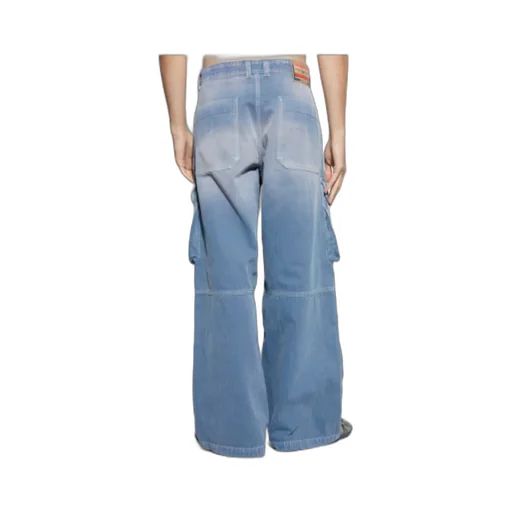 D-Touch Cargo Wide-Leg Jeans
